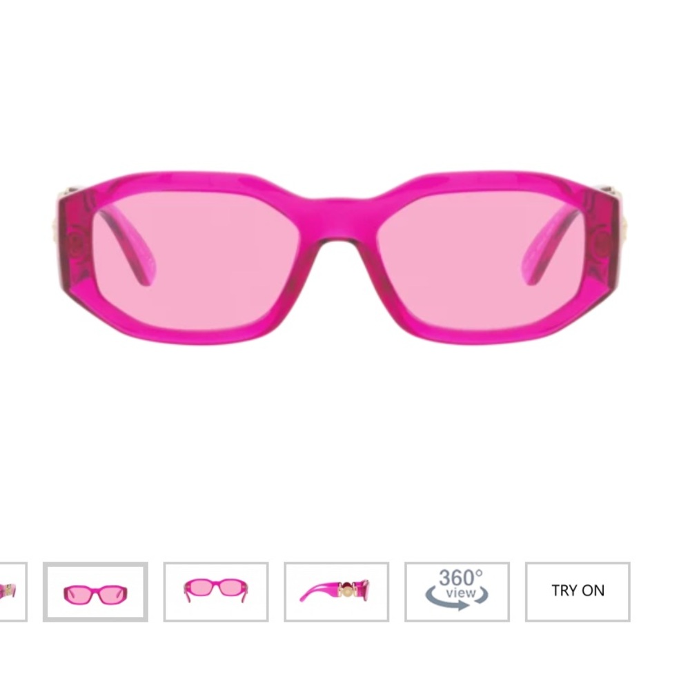 Versace Pink Sunglasses - Picture 2 of 5